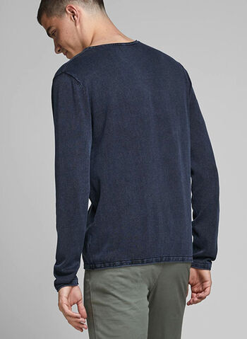 MAGLIONE DI COTONE, NAVY BLAZER NVY, small