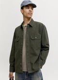 CAMICIA COLTON OVERSHIRT, ROSIN OLIVE, thumb