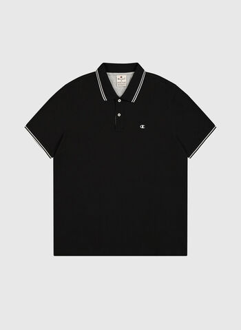 POLO A MANICA CORTA IN PIQUET, KK001 BLK, small