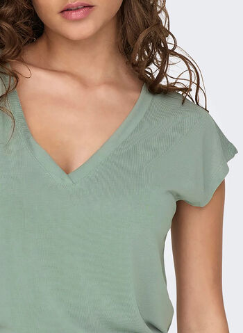 T-SHIRT SCOLLO A V FREE MODAL, , small