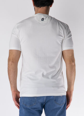 T-SHIRT ACTIVE LOGO A TRIANGOLO, G018 PANNA, small
