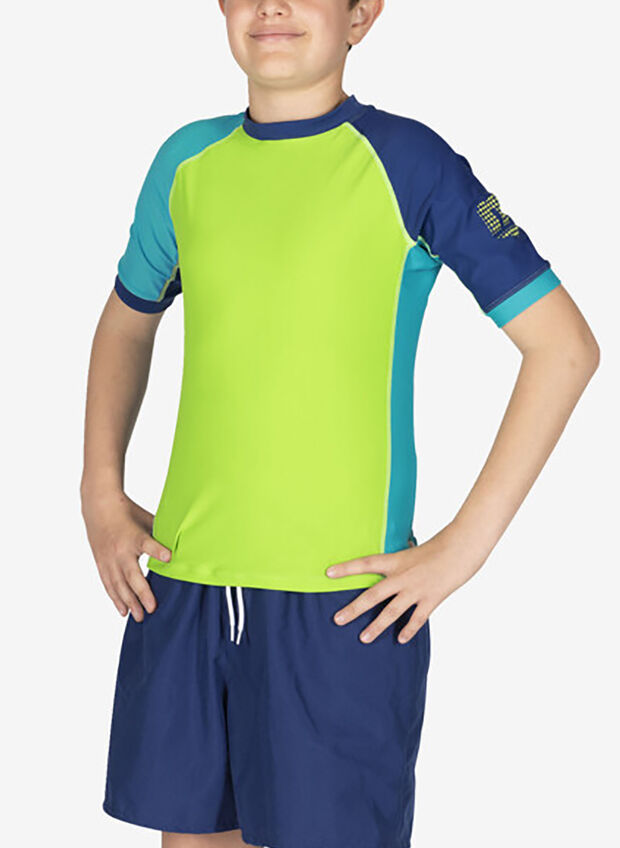 MAGLIA ANTI UV RASHGUARD JUNIOR, , large