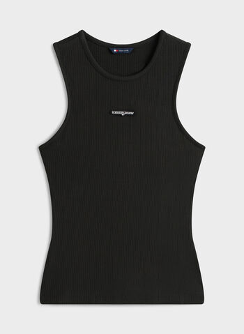 CANOTTA LYCRA LABEL, BDS BLK, small