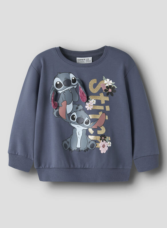 FELPA LILO & STITCH BAMBINA, VINTAGE INDIGO, medium