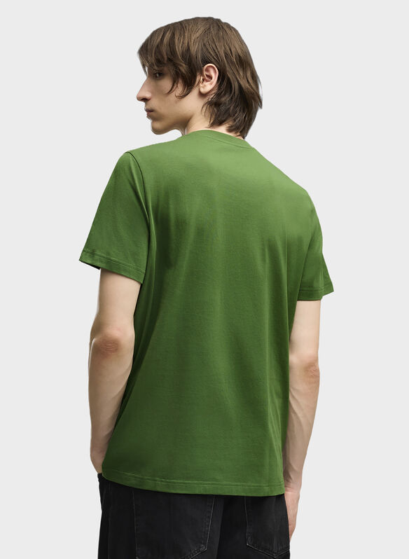 T-SHIRT ESS LOGO, 68 GREEN, medium