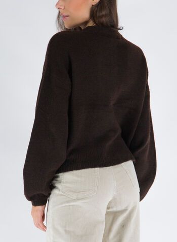 CARDIGAN ISABELLA, HOT FUDGE, small