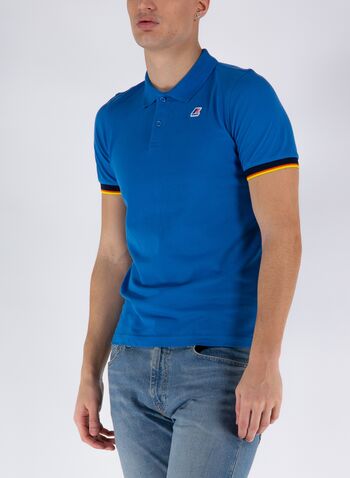 POLO VINCENT CONTRAST, 798TURCHESE, small