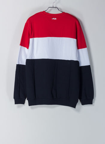 FELPA STRAIGHT TRICOLOR, A089BLKREDWHT, small