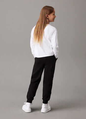 PANTALONI IN FELPA RAGAZZO, BEH BLK, small