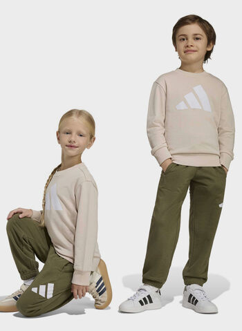 TUTA TERRY BIG LOGO BAMBINO, - SABBIA, small