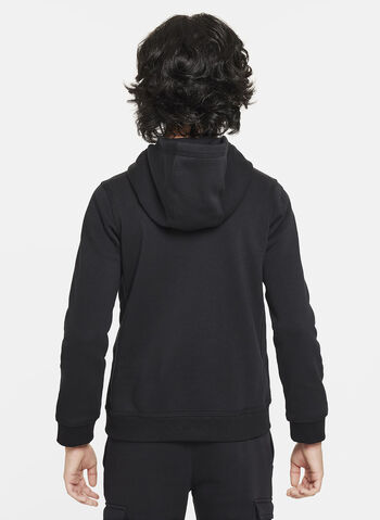 FELPA HOODIE RAGAZZO, 010 BLK, small