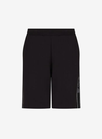 SHORT CON INSERTO LATERALE, UC001 BLK, small