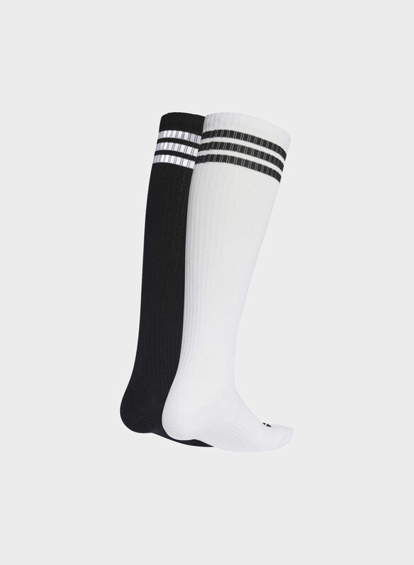 CALZA LUNGA 3 STRISCE, - WHTBLK, medium