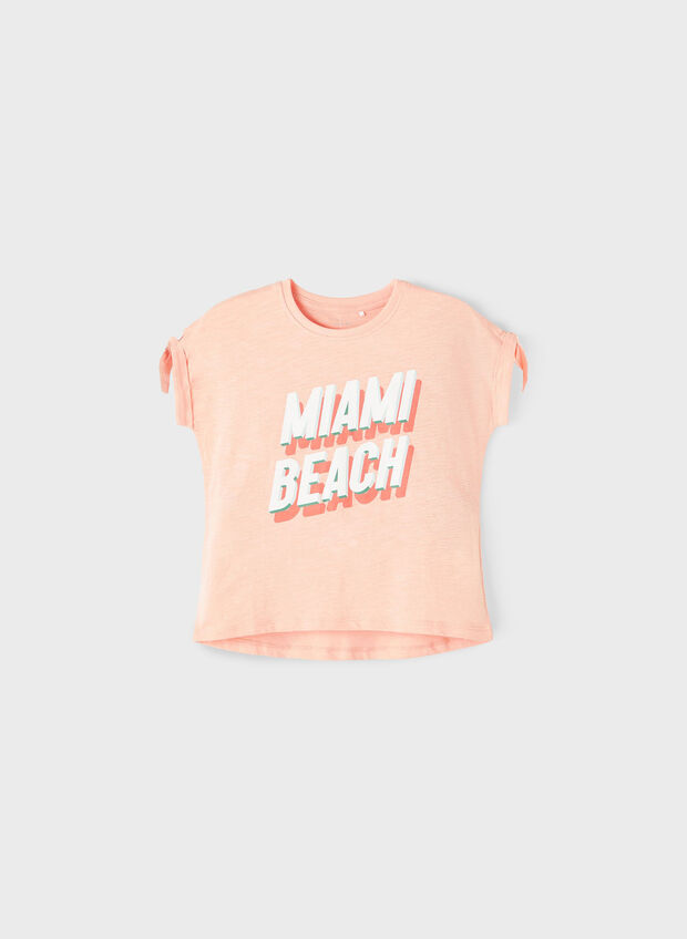T-SHIRT VEET RAGAZZA, APRICOT BLUSH, large