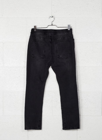 JEANS LACCETTO LOGO, NERO, small