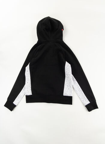 FELPA FULL ZIP SPECKLE JORDAN RAGAZZO, F66 BLKWHT, small