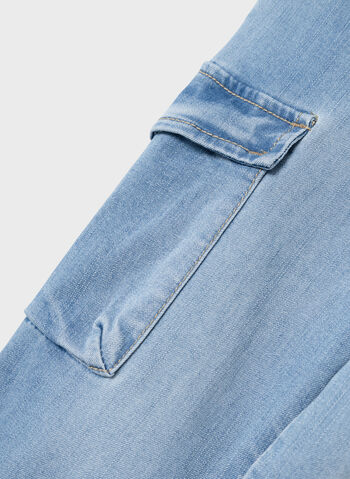 JEANS BEN CARGO BAMBINO, MEDIUM BLUE DENIM, small