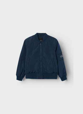 GIUBBOTTO BOMBER MACA RAGAZZO, DARK SAPPHIRE NVY, small