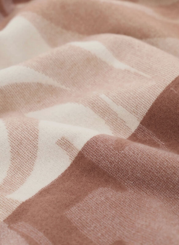 SCIARPA LOGATA MEGA, CIN ROSE, medium