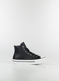 SCARPA DA RAGAZZA CHUCK TAYLOR ALL STAR LIFT PLATFORM LEATHER, 001 BLKWHT, thumb