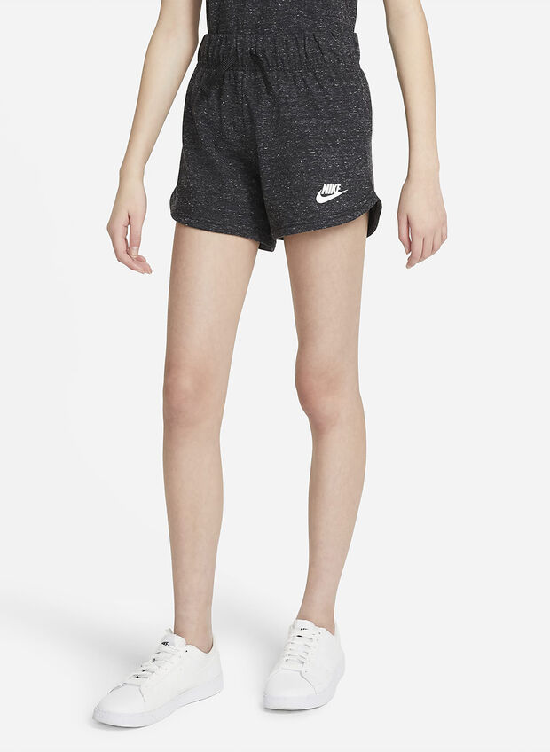 SHORTS IN JERSEY RAGAZZA, 032BLK, large