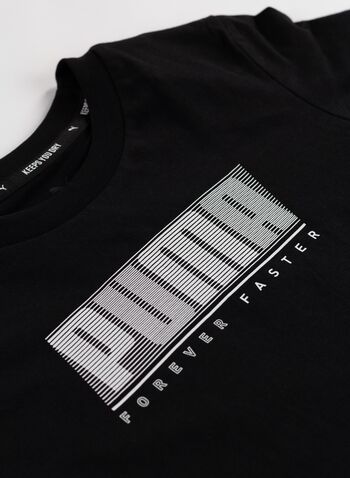 T-SHIRT ESSENTIALS RAGAZZO, 01 BLK, small