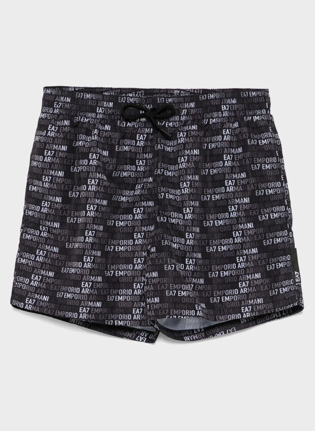 BOXER BEACH GRAPHIC, MC085 BLK, large
