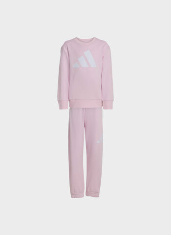 TUTA TERRY BIG LOGO BAMBINA, - PINK, small