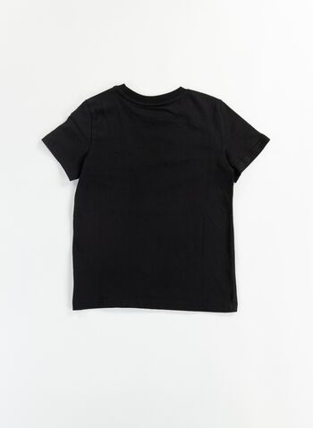 T-SHIRT ESSENTIALS RAGAZZO, 01 BLK, small