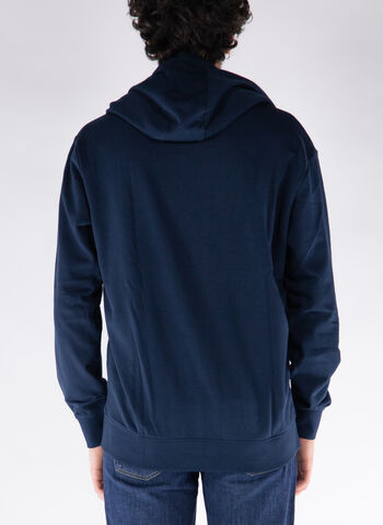 FELPA FULL ZIP CON LOGO, 858 NVY, small