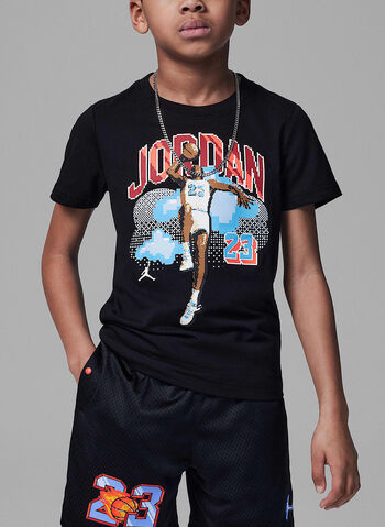 T-SHIRT CUSTOMIZED AIR BAMBINO, 023 BLK, small