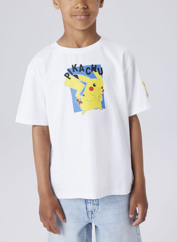 T-SHIRT POKEMON RAGAZZO, BRIGHT WHITE, medium
