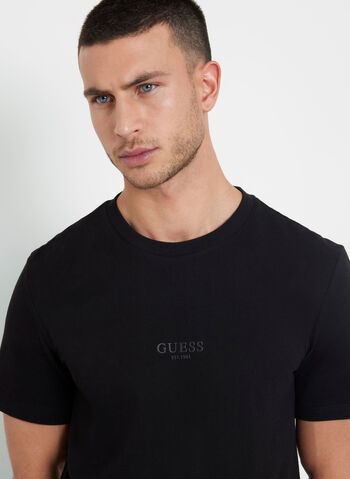 T-SHIRT MICRO LOGO CENTRALE, JBLK BLK, small