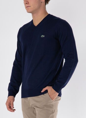 MAGLIONE CON SCOLLO A V, 166 NVY, small