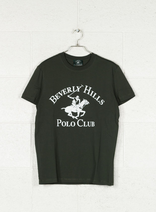 T-SHIRT LOGO, ARMY GREEN, large