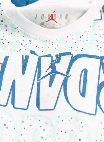 COMPLETO T-SHIRT+ SHORTS JORDAN PLAY BAMBINO, U1R BLUE, small