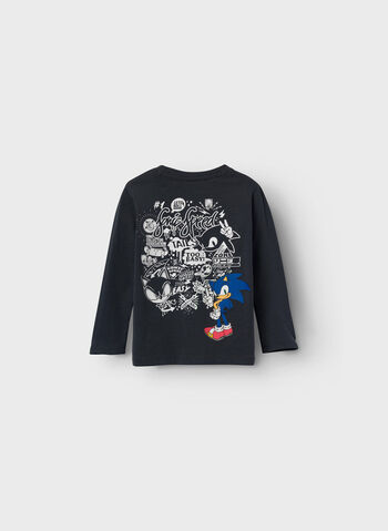 T-SHIRT SONIC GRAPHIC BAMBINO, INDIA INK ROY, small