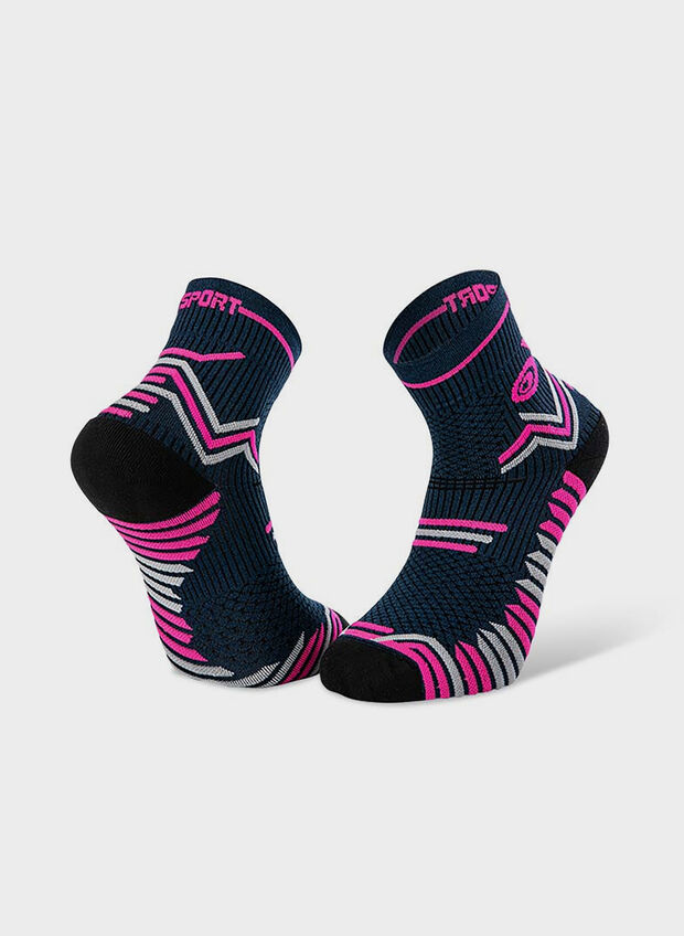 CALZA TRAIL ULTRA, BLEU/ROSE, large