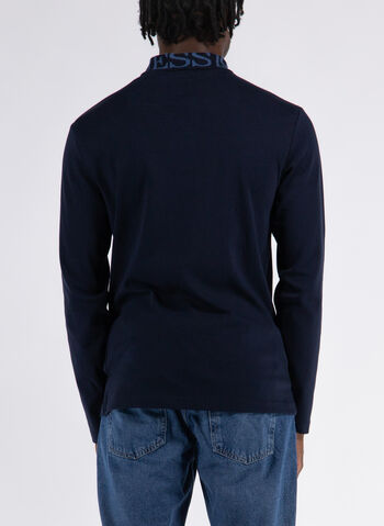 POLO A MANICHE LUNGHE SLIM FIT, G7V2 NVY, small