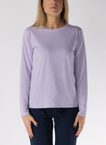T-SHIRT LONGSLEEVE COOL DAILY TECH, LIGHT PURPLE, small