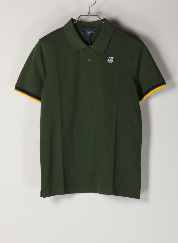 POLO VINCENT CONTRAST, 576GREEN AFRICA, large