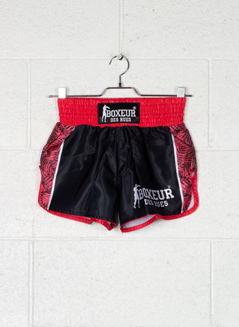 SHORT KICK/THAI GRAPHIC, BLKCORAL, small