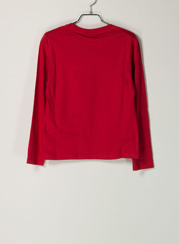 MAGLIA LOGO RAGAZZO, 040ROSSOBIANCO, small