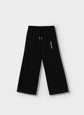 PANTALONE LOGO GLITTER RAGAZZA, BEH BLK, thumb