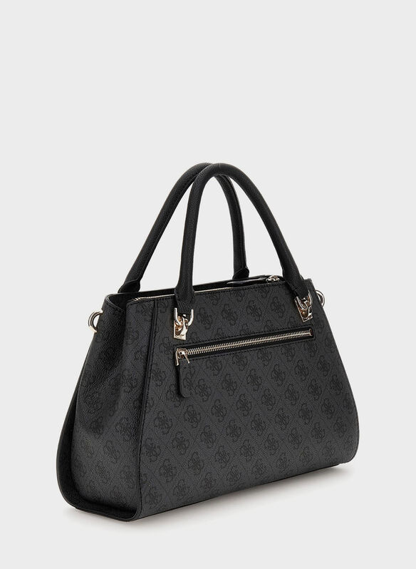 BORSA A MANO NOELLE 4G LOGO, CLO BLK, medium