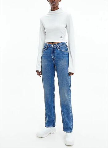 JEANS A VITA ALTA, 1BJ DENIM DARK, small