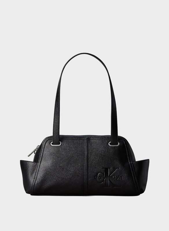 BORSA MONOLOGO SHOULDER, UB1 BLK, medium