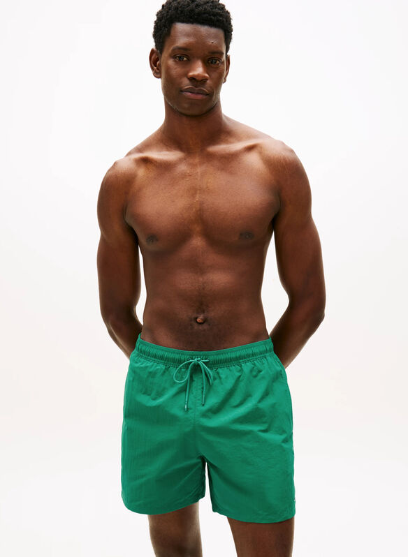 COSTUME BOXER MEDIA LUNGHEZZA CON RICAMO, L72 GREEN, medium