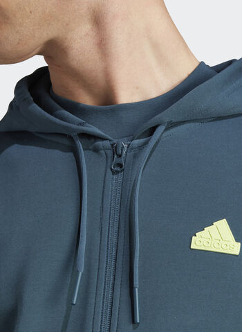 FELPA CON CAPPUCCIO FUTURE ICONS 3-STRIPES, ARCTIC NIGHT, small