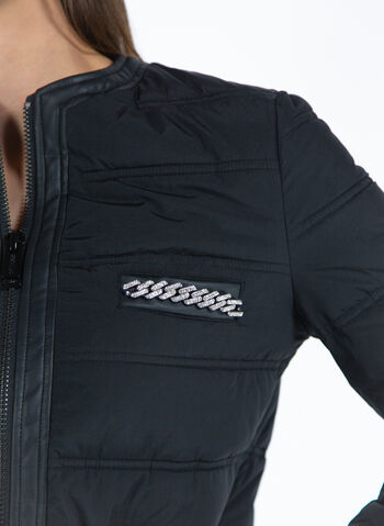 GIUBBOTTO IRENE COLLO CHANEL, JBLK BLK, small